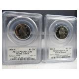 (2) 2001-S Proof Rhode Island State Quarter