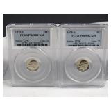 (2) 1975-S Proof Roosevelt Dime