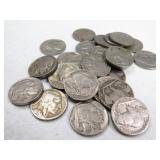 (25) Buffalo Nickels