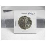 1940-S Walking Liberty Half Dollar