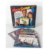(5) Vintage MathSafari Educational Set