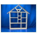 Farmhouse-Style Wooden Shelf