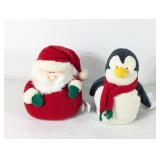 (2)Adorable Plush Christmas Duo
