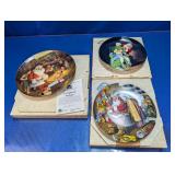 (3)Christmas Plate Trio