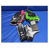 Rawlings Baseball Gloves & Under Armour Gloves