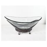 24x8 Bronze Glass Oversized Bowl