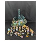 Easter Basket and Figurine Set