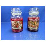(2) Yankee Candle Large Jar Candles - Sparkling