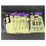 Glow-in-the-Dark Halloween Decorations Set