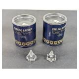 (2) Ebeling & Reuss Crystal Signatures Figurines