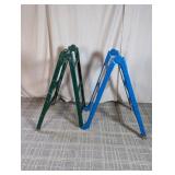 (2) Folding Sawhorses