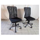 (2) Mesh Back Office Chairs