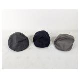 (3) Newsboy Caps Assortment