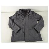 (1) Gray Wool-Blend Jacket (GUESS Brand)