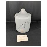 (1) Princess House Crystal Canister