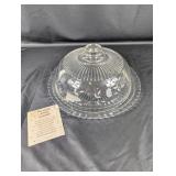 Princess House Fine Glass Cake Dome with Plate