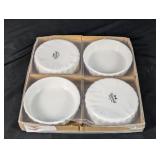 (4) Tuxton White Soup Bowls Set