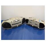 (3) Califone Boombox Set