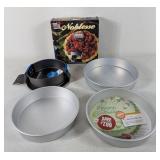 (4) Assorted Baking Pans with Springform Pan