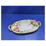 (1) Decorative Porcelain Serving Tray