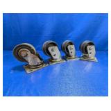 (4) Heavy-Duty Industrial Casters