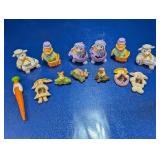 (13) Easter-Themed Figurines and Decorations Set