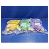 (3) Beanbag Bunny[Purple, Mint, Yellow]