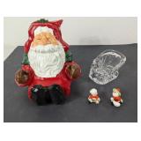 (4) Christmas Santa Decor