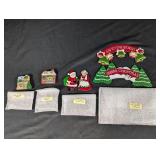 (6) Assorted Christmas Magnet Set