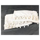 (2) Vintage Handmade 45" Table Cloths