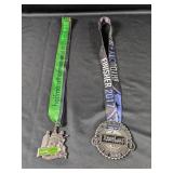 (2) Marathon and Triathlon Finisher Medals