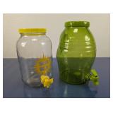 (2) Beverage Dispensers ï¿½ Sun Tea Jar and Green