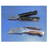(2) Multi-Tool and Utility Knife Set