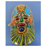 (1) Hand-Painted Decorative Mask