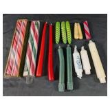 (17) Assorted Decorative Candle