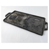 (1) Vintage Cast Iron Griddle with Handles
