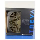 Treva 10" Portable Camping Fan w/Lights