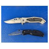 (2) Folding Pocket Knives