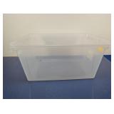 Large Clear Plastic Storage Bin
