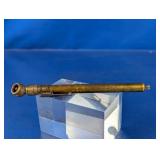 Vintage Brass Acme USA Tire Pressure Gauge