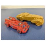 (2)Vintage Avon Car-Shaped After-Shave & Baby