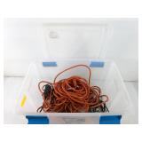Sterilite 54qt. Storage Bin with Extension Cords