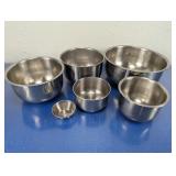 (6)Branded Stainless Steel Mixing Bowls Set