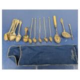 Vintage Sterling Silver Cocktail Picks & Utensils