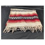 (1) Southwestern Style Woven Blanket