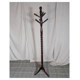 Vintage Wooden Coat Rack