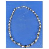 Vintage Czech Aurorborealis Crystal Necklace