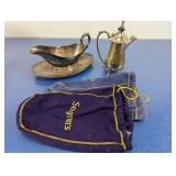 (2) Vintage Silver-Plated Serving Set w/