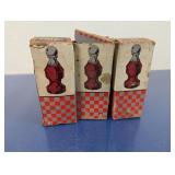 (3) Vintage Avon "The Pawn" After-Shave Lotion