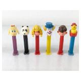 (6) Assorted Vintage PEZ Dispensers